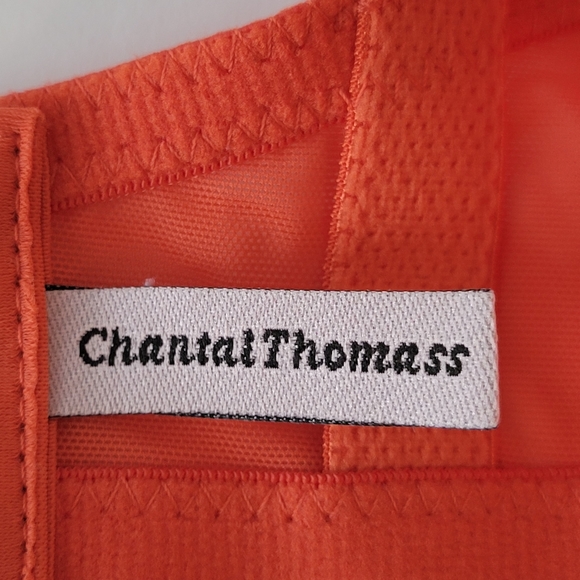 Chantal Tomass orange sheer women's bra 32C - Picture 10 of 14